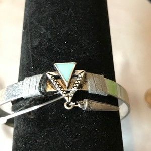 Steve Madden Silver Tone Cuff Bracelet